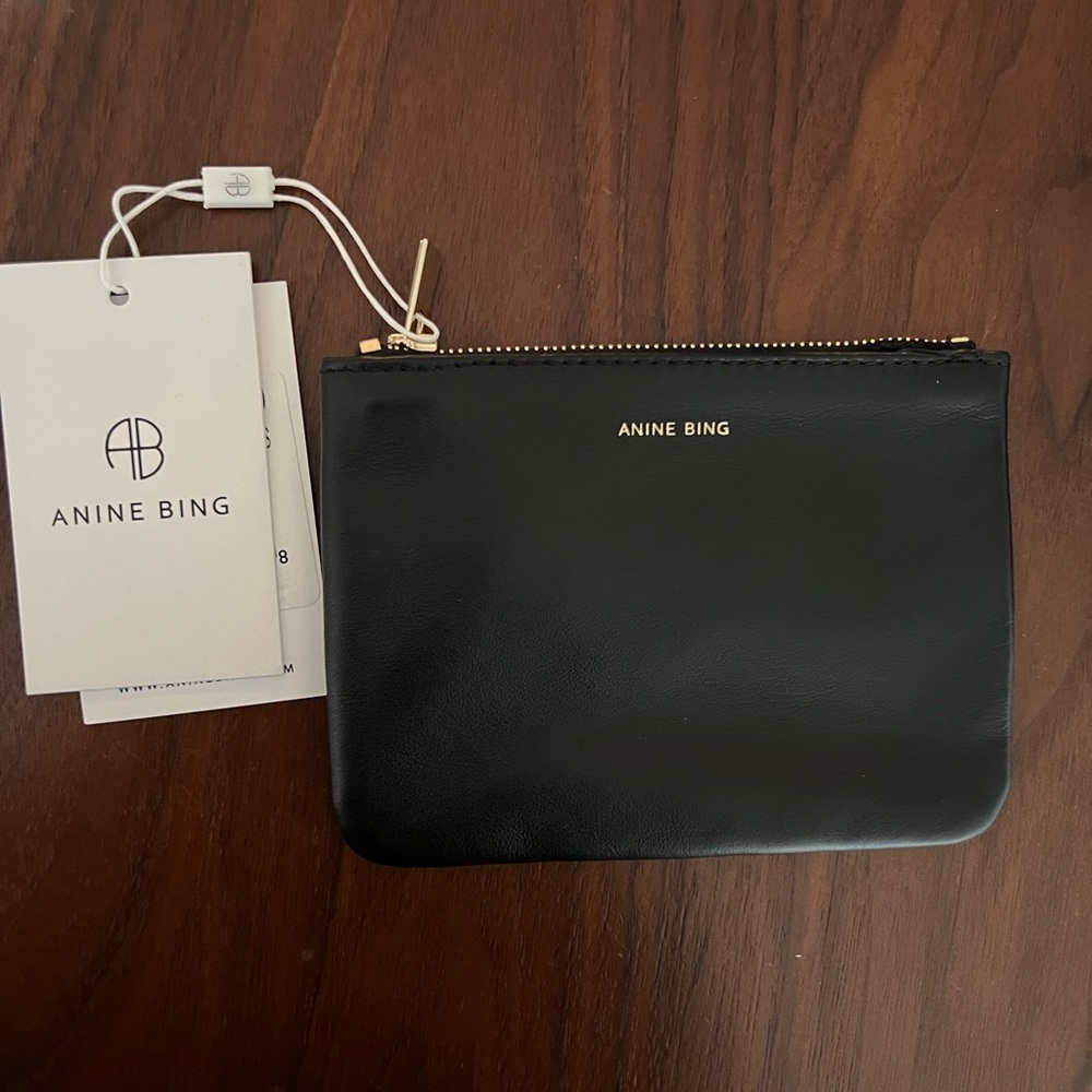 Anine Bing Small Leather Pouch
